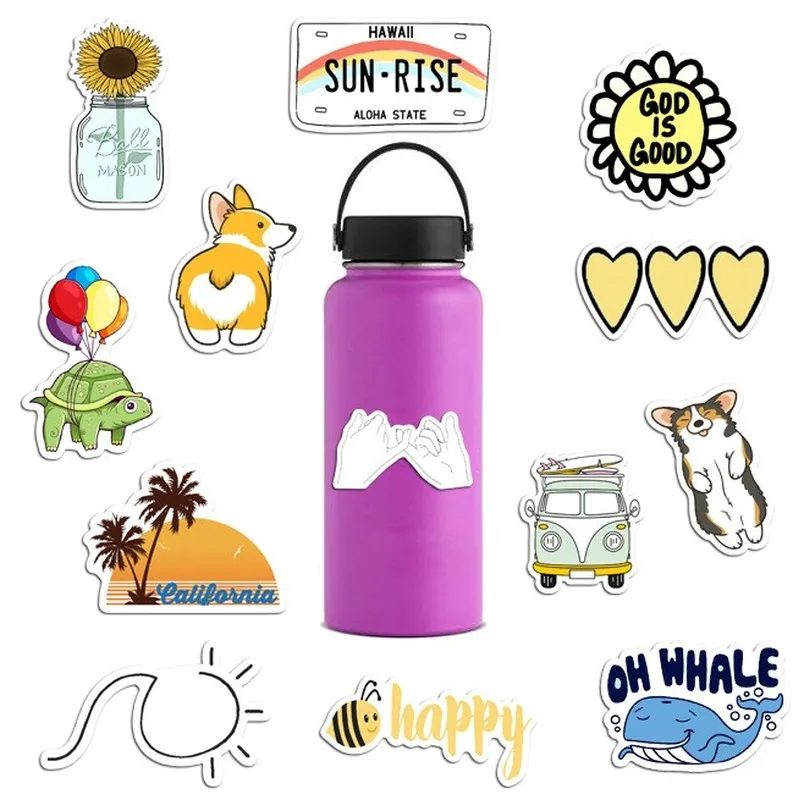 50/100pcs Vinyl Cute Nature VSCO Girl Stickers for Water Bottles Waterproof Aesthetic Stickers for Girls for Laptop Phone Car 
50/100pcs Vinyl Cute Nature VSCO Girl Stickers for Water Bottles Waterproof Aesthetic Stickers for Girls for Laptop Phone Car