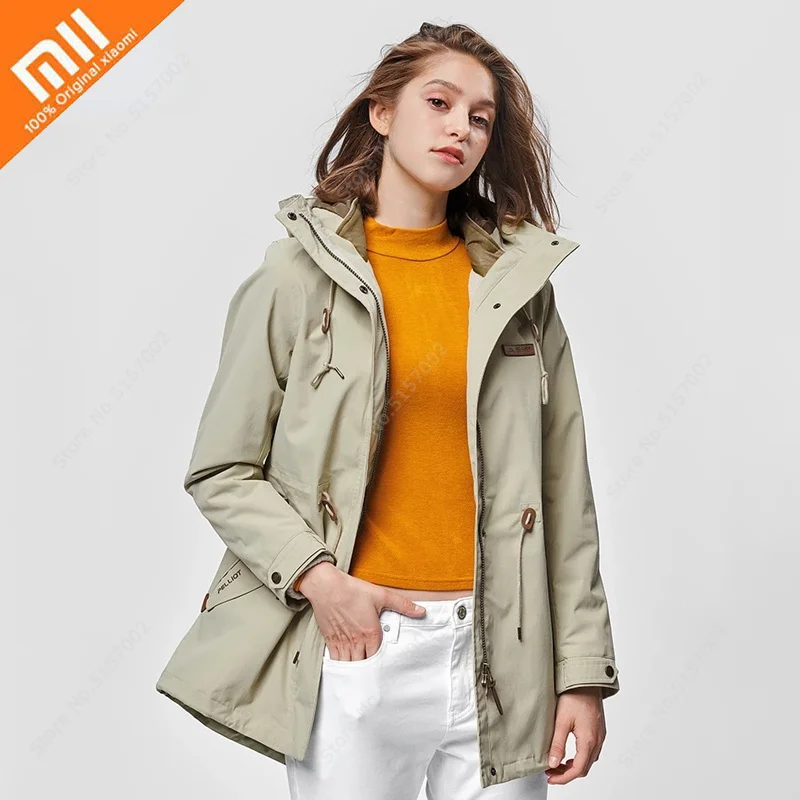 Xiaomi PELLIOT Winter Women Windbreakers Hooded Jackets Long Sleeve Warm Coat Parka Female Waterproof Camping Portable Outwear
Xiaomi PELLIOT Winter Women Windbreakers Hooded Jackets Long Sleeve Warm Coat Parka Female Waterproof Camping Portable Outwear