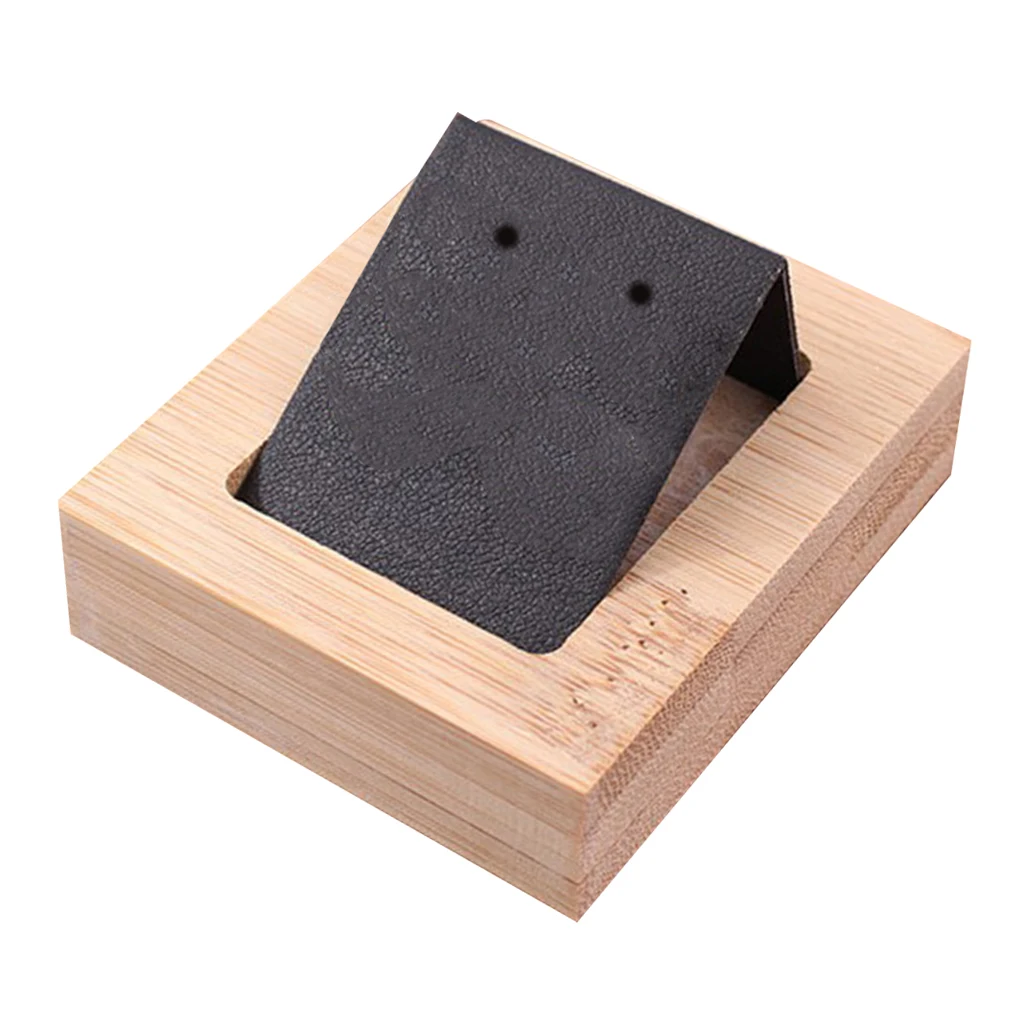 Earring Cards, Velvet/Leatherette Bamboo Earrings Display Card Holder for Jewelry Accessory Display 2.75x2.36 inch, 3 Colors
Earring Cards, Velvet/Leatherette Bamboo Earrings Display Card Holder for Jewelry Accessory Display 2.75x2.36 inch, 3 Colors
