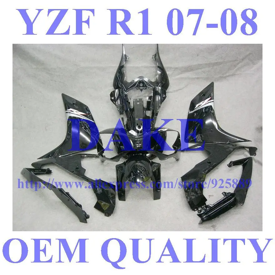 Injection black fairings for Yamaha YZF R1 07 08 YZF-R1 ABS YZF1000 R1 07 08 YZF R1 2007 2008 fairing kits
Injection black fairings for Yamaha YZF R1 07 08 YZF-R1 ABS YZF1000 R1 07 08 YZF R1 2007 2008 fairing kits