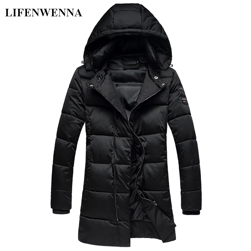LIFENWENNA Winter Jacket Men Padded Parka Casual Solid Jacket Coat Zipper Medium-long Thick Parkas Windproof Outerwears M-5XL
LIFENWENNA Winter Jacket Men Padded Parka Casual Solid Jacket Coat Zipper Medium-long Thick Parkas Windproof Outerwears M-5XL