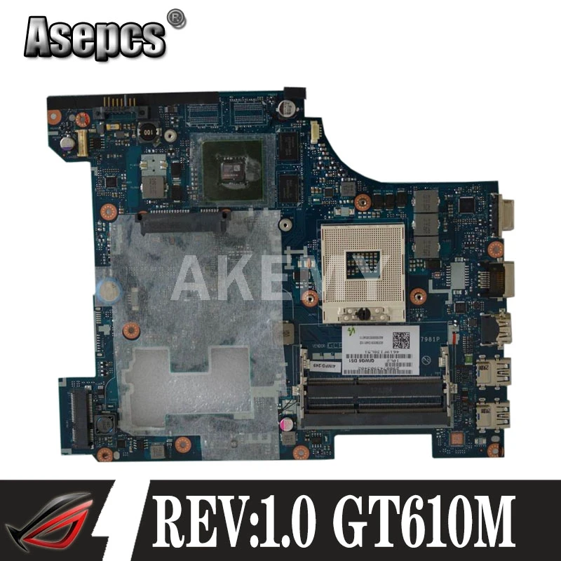 LA 7981P G580 материнская плата для Lenovo QIWG5_G6_G9 REV: 1.0 GT610M ноутбука Тестовая