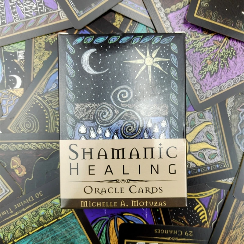 Shamanic Healing Oracle Cards 44 Cards Deck Tarot Full English Board Game Card Mysterious Divination Friend Party
Shamanic Healing Oracle Cards 44 Cards Deck Tarot Full English Board Game Card Mysterious Divination Friend Party