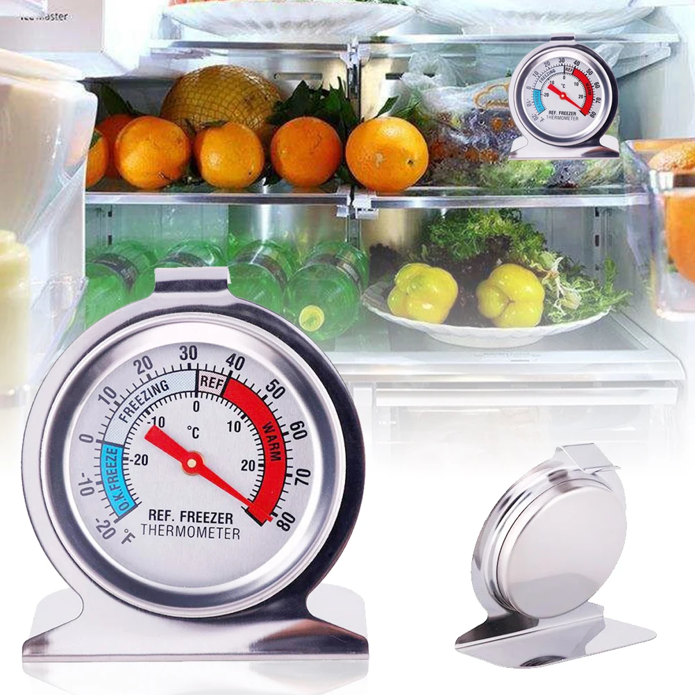 Kitchen Refrigerator Thermometer -30°C~30°C/-20°F~80°F Classic Fridge Thermometer With 2" Dial Kitchen Home Kitchen Accessories
Kitchen Refrigerator Thermometer -30°C~30°C/-20°F~80°F Classic Fridge Thermometer With 2" Dial Kitchen Home Kitchen Accessories