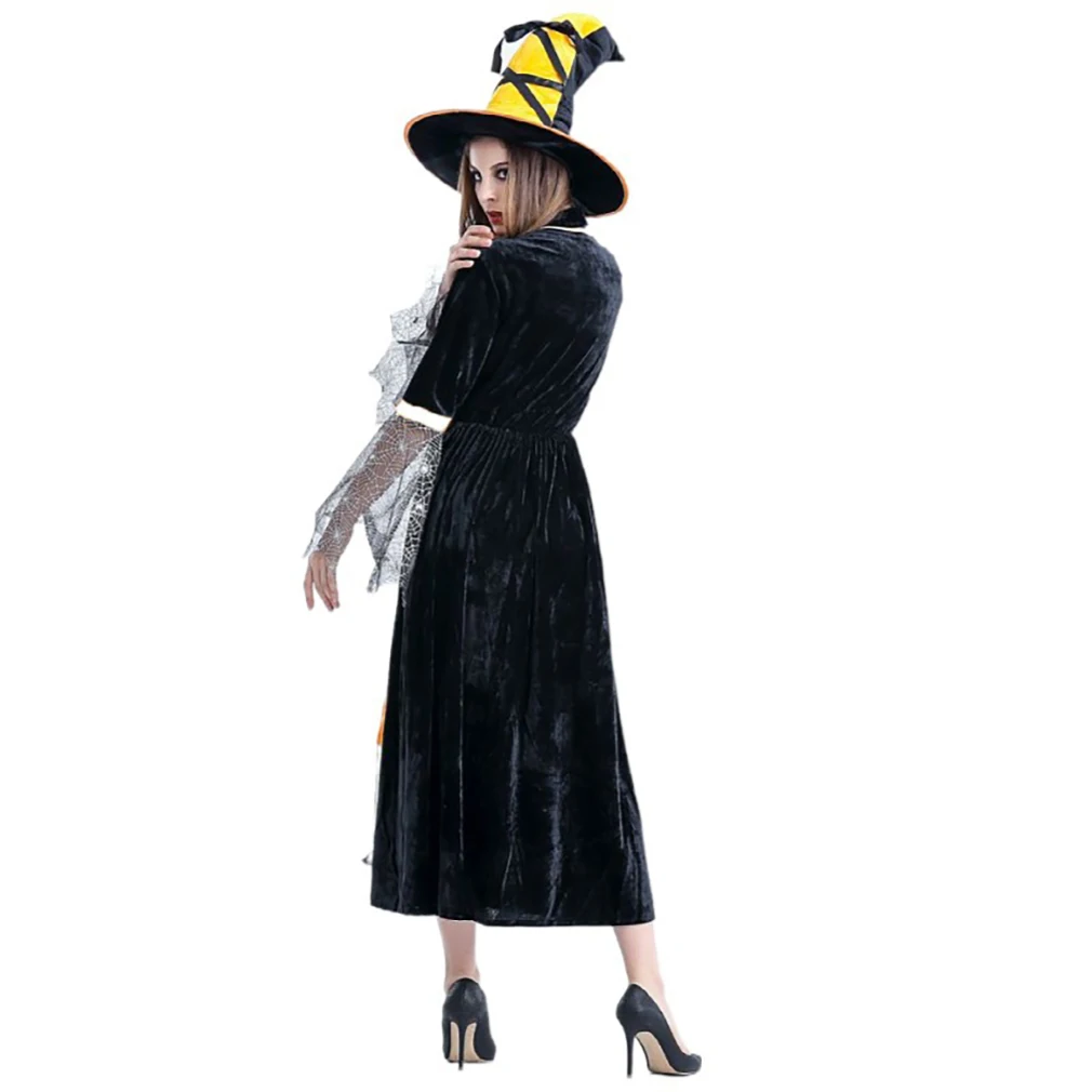 Halloween Costume Witch Role Playing Witch Stage Costume Nightclub Theme Party Costume Dress Uniform Accessories
Halloween Costume Witch Role Playing Witch Stage Costume Nightclub Theme Party Costume Dress Uniform Accessories