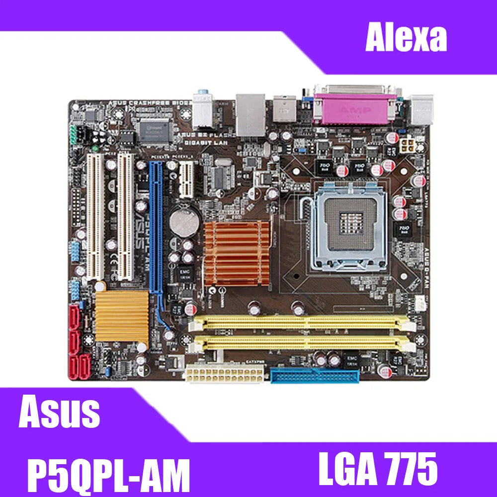 Asus P5QPL AM настольная материнская плата G41 Socket LGA 775 для Core 2 Extreme Quad Duo Pentium D Celeron DDR2 8G u