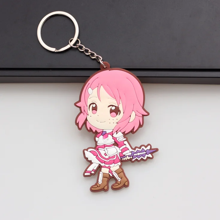1Pcs Creative Anime Sword Art Online Keychain Kazuto Kirito Kirigaya Asuna Double Sided Key Ring Bag Pendant Figure Toys Gifts
1Pcs Creative Anime Sword Art Online Keychain Kazuto Kirito Kirigaya Asuna Double Sided Key Ring Bag Pendant Figure Toys Gifts