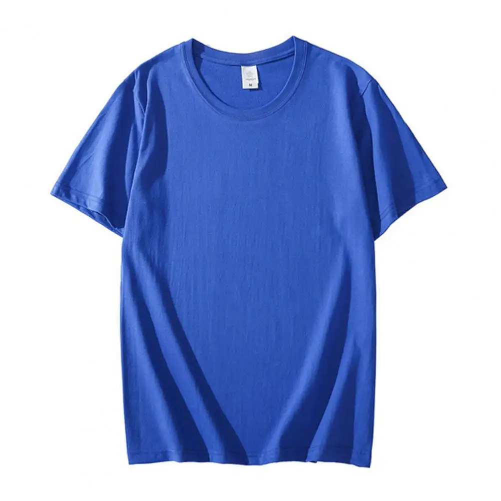 Summer Men Loose T-shirt Minimalist Solid Color Round Neck Short Sleeve Oversized T-shirt for Daily Wear
Summer Men Loose T-shirt Minimalist Solid Color Round Neck Short Sleeve Oversized T-shirt for Daily Wear