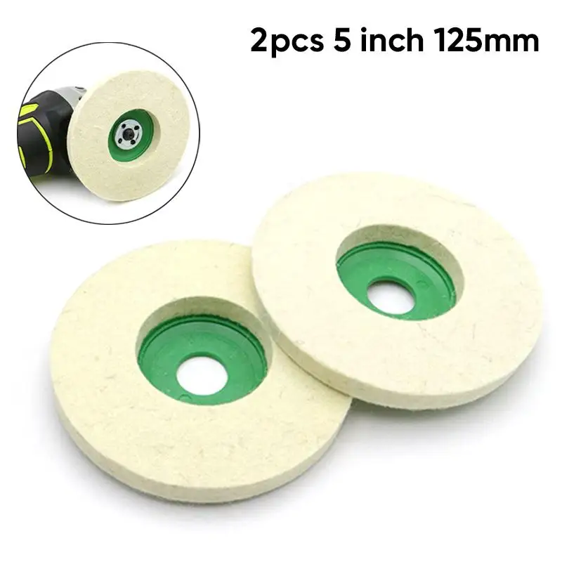 2Pcs 125mm Wool Felt Buffing Polishing Wheel Felt Disc Pads angle grinder wheel felt polishing disc Polisher For angle grinder
2Pcs 125mm Wool Felt Buffing Polishing Wheel Felt Disc Pads angle grinder wheel felt polishing disc Polisher For angle grinder
