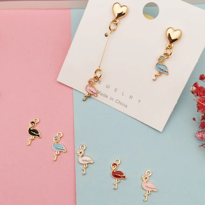 10pcs Mini Flamingo Enamel Charms Drop Oil Cute Bird Pendants Fit Women DIY Jewelry Accessory Earring Bracelet Floating FX427
10pcs Mini Flamingo Enamel Charms Drop Oil Cute Bird Pendants Fit Women DIY Jewelry Accessory Earring Bracelet Floating FX427