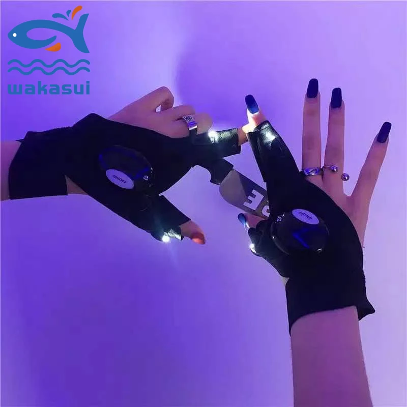 2021 LED Half Finger Light Fishing Gloves Night Outdoor Men And Women Can Bring Fabric Is Breathable Cotton Angling Accessories
2021 LED Half Finger Light Fishing Gloves Night Outdoor Men And Women Can Bring Fabric Is Breathable Cotton Angling Accessories