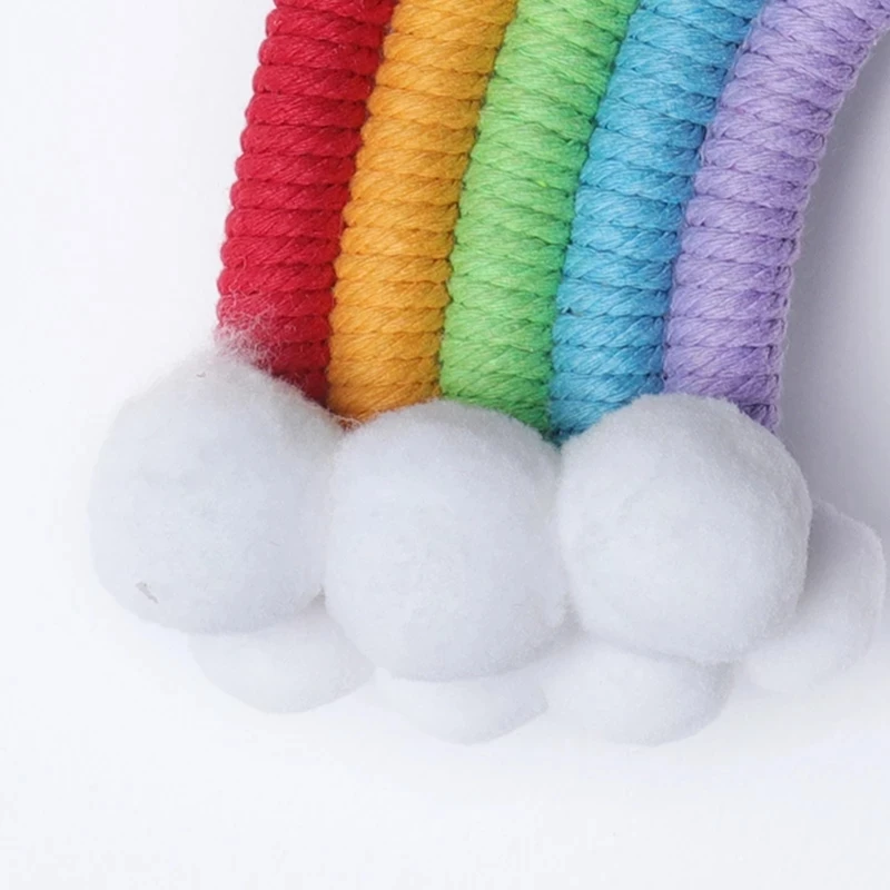 Home Rainbow Decoration Cloth Handmade Hanging Ornaments for kids gril room nursery decoration
Home Rainbow Decoration Cloth Handmade Hanging Ornaments for kids gril room nursery decoration