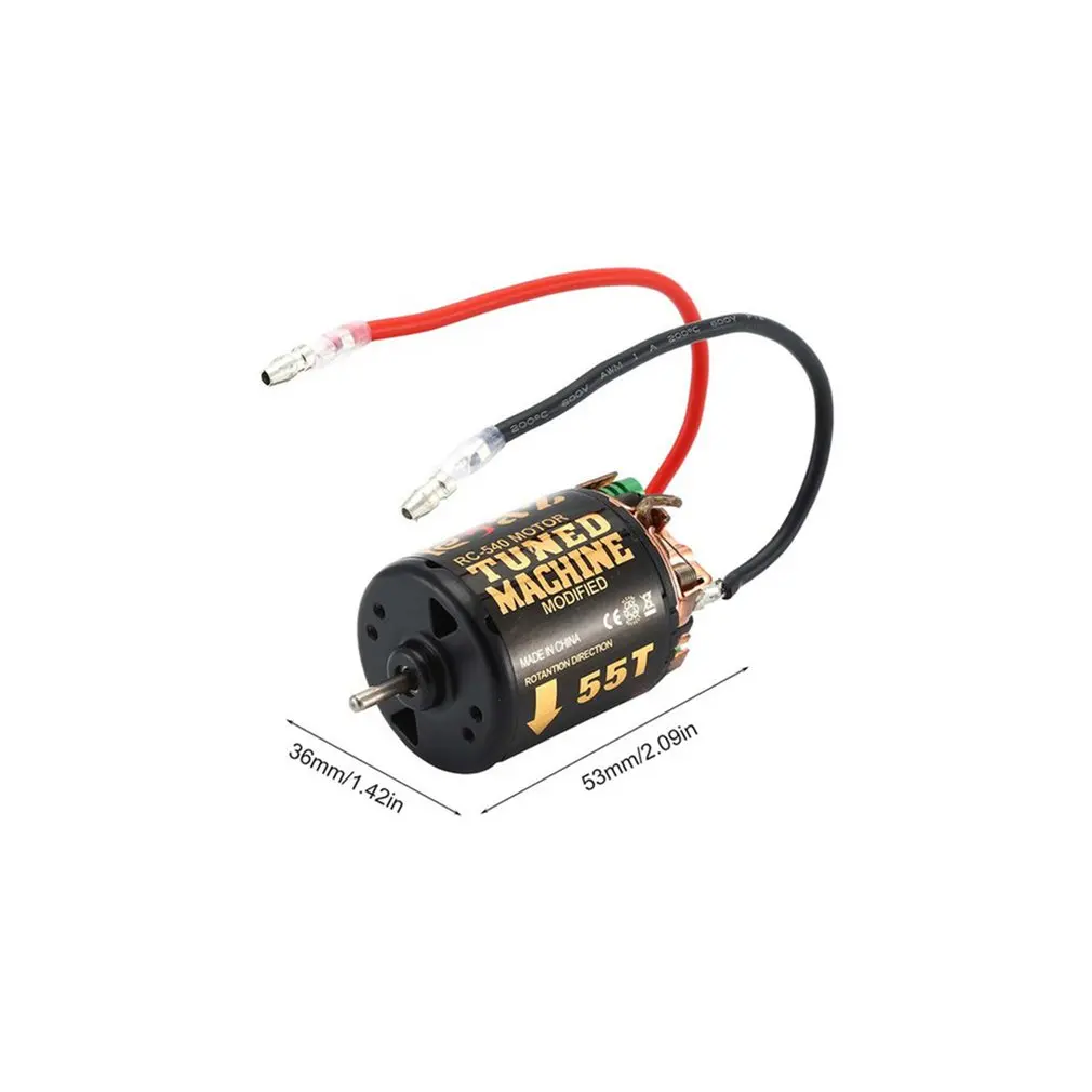 540 35T 45T 55T 540 Brushed Motor for 1/10 Off-Road Rock Crawler Climbing RC Car RC Brushed Motors
540 35T 45T 55T 540 Brushed Motor for 1/10 Off-Road Rock Crawler Climbing RC Car RC Brushed Motors