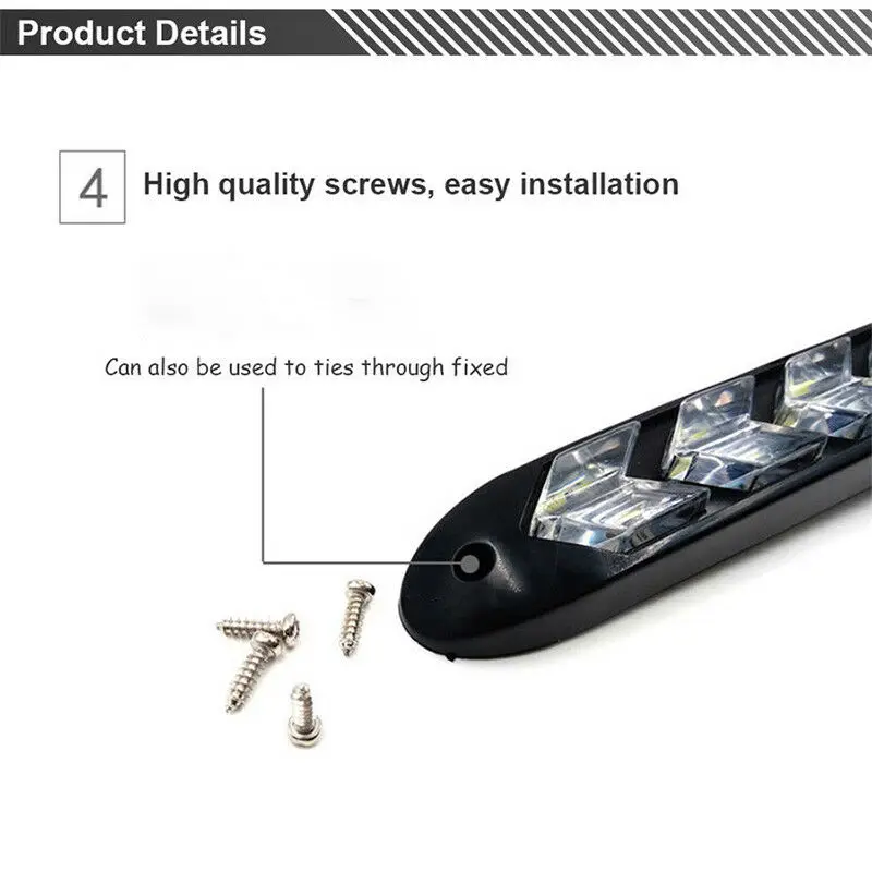 Parts Daytime running lights Accessories Lighting Bulbs Flowing 6-LED Strip Turn Signal
Parts Daytime running lights Accessories Lighting Bulbs Flowing 6-LED Strip Turn Signal