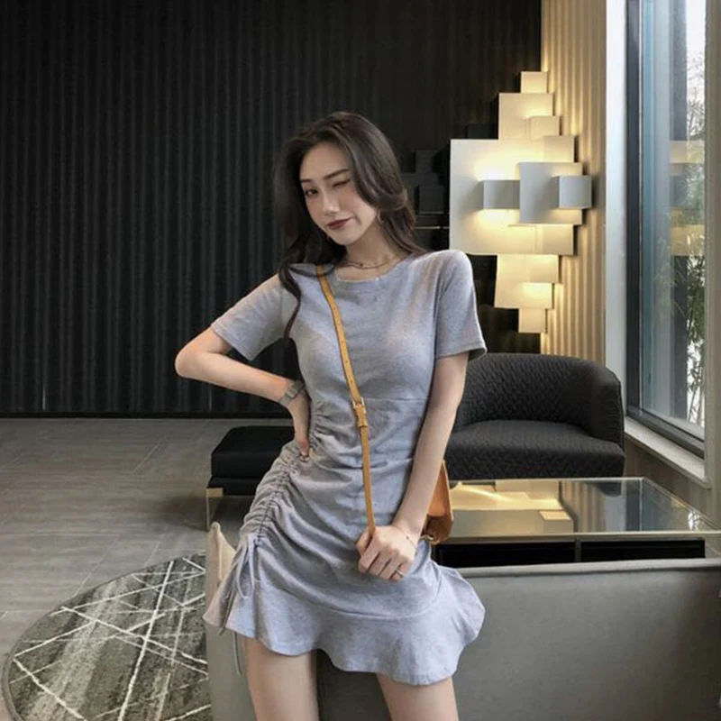 Women Sexy Short Sleeve Ruched Drawsting Vestidos Summer Slim Womens Dress Party Club Dresses
Women Sexy Short Sleeve Ruched Drawsting Vestidos Summer Slim Womens Dress Party Club Dresses