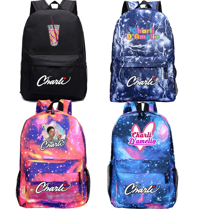 Рюкзак Charli Damelio для женщин и девочек, популярная модная сумка для ноутбука, школьный ранец для мальчиков и девочек-подростков
Рюкзак Charli Damelio для женщин и девочек, популярная модная сумка для ноутбука, школьный ранец для мальчиков и девочек-подростков