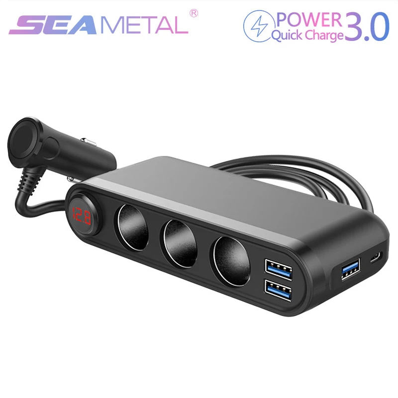 Cigarette Lighter Splitter 3 Socket 20W PD/18W QC3.0 Quick Charge Car Charger 120W Cigarette Lighter Adapter for 12V/24V Vehicle
Cigarette Lighter Splitter 3 Socket 20W PD/18W QC3.0 Quick Charge Car Charger 120W Cigarette Lighter Adapter for 12V/24V Vehicle