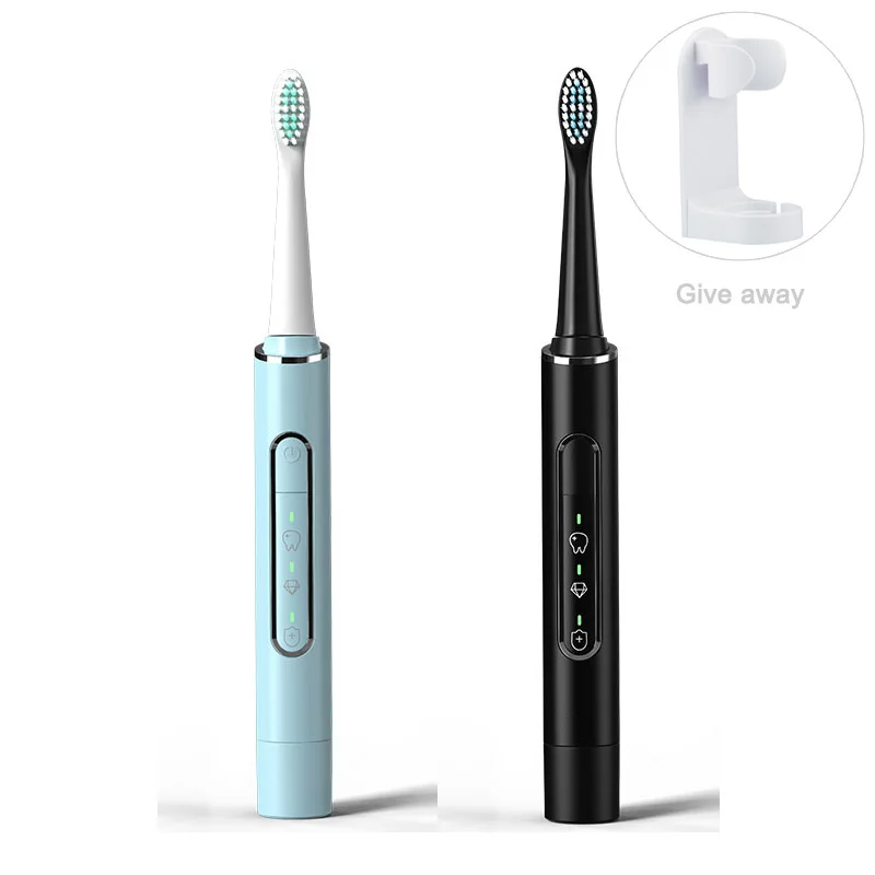 Portable Sonic Electric Toothbrushes for Adults Kids Smart Timer Rechargeable Whitening Toothbrush IPX7 Waterproof 4 Brush Head
Portable Sonic Electric Toothbrushes for Adults Kids Smart Timer Rechargeable Whitening Toothbrush IPX7 Waterproof 4 Brush Head