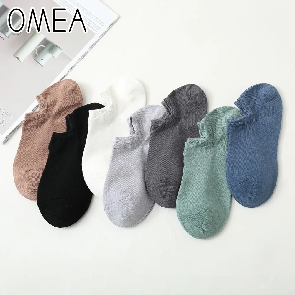 OMEA Men's Slippers Invisible Socks 7 Pairs High Quality Combed Cotton Socks Low Cut No Show Socks Solid Color Simple Style Sock
OMEA Men's Slippers Invisible Socks 7 Pairs High Quality Combed Cotton Socks Low Cut No Show Socks Solid Color Simple Style Sock