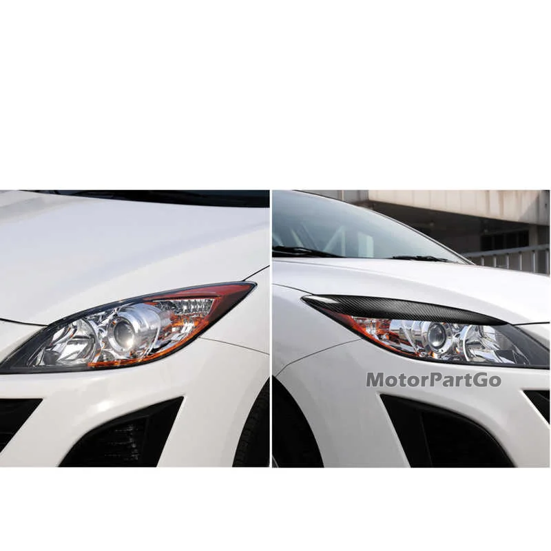 Real Crabon Fiber Head light Eyelid Eyebrow Cover Trim 1pair for Mazda 3 M3 Xingcheng 2010-2013
Real Crabon Fiber Head light Eyelid Eyebrow Cover Trim 1pair for Mazda 3 M3 Xingcheng 2010-2013