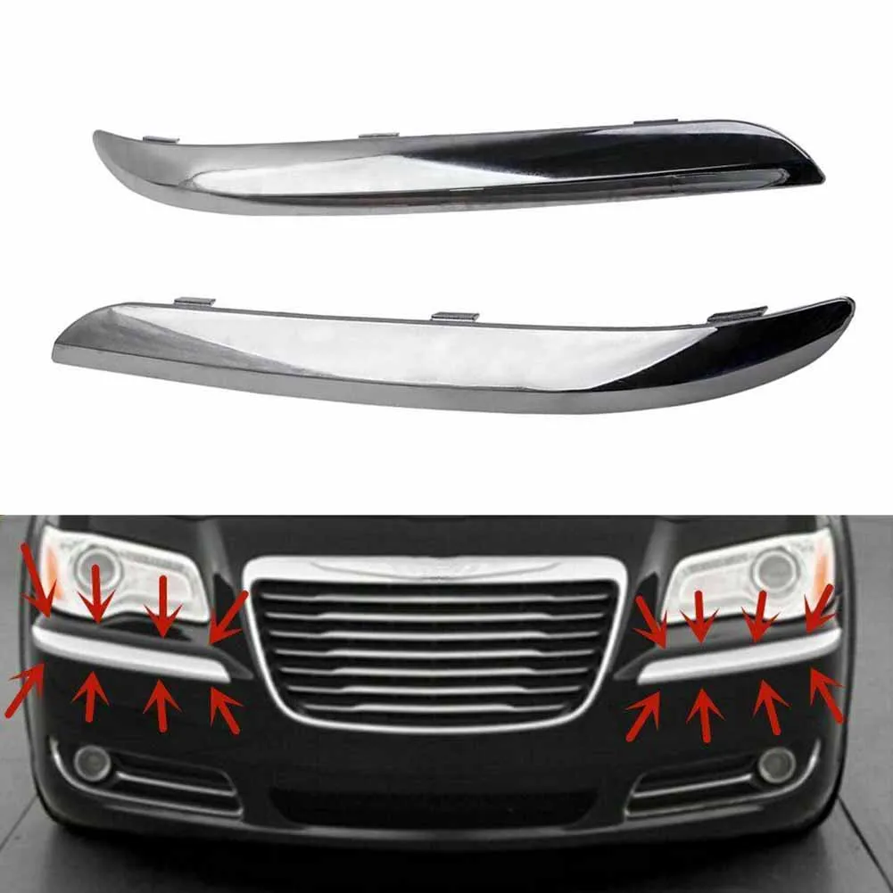 Комплект хромированной отделки переднего бампера для Chrysler 300 Accent 2011-2013 2014 68127941AB 68127940AB LH & RH, 2 шт.
Комплект хромированной отделки переднего бампера для Chrysler 300 Accent 2011-2013 2014 68127941AB 68127940AB LH & RH, 2 шт.