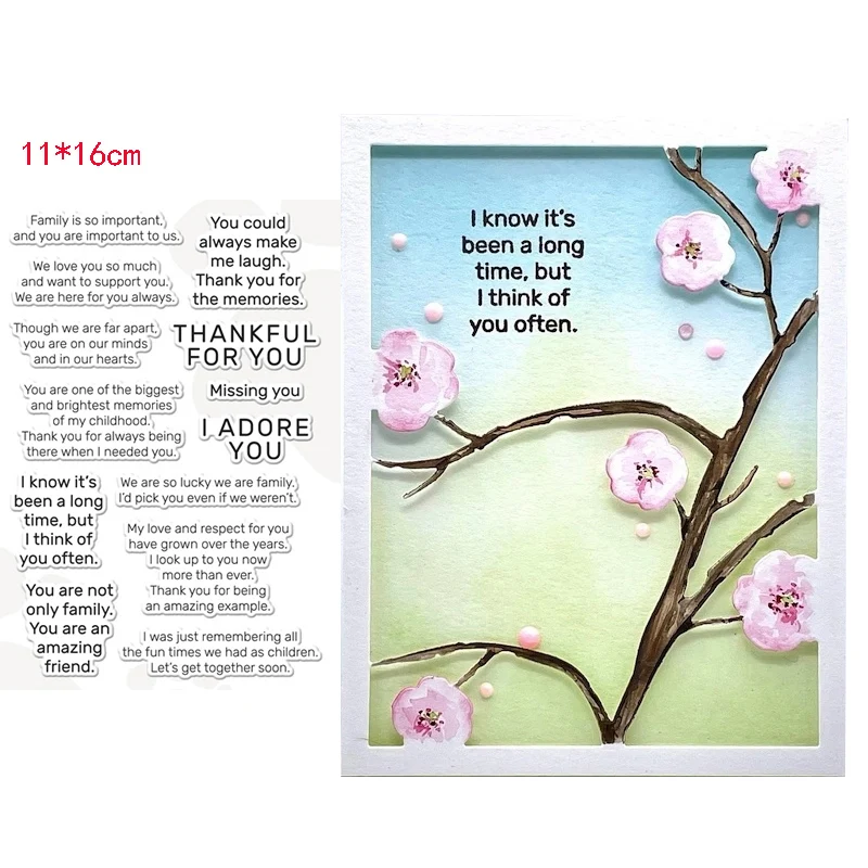 New Arrival THANKFUL FOR YOU Letters Transparent Clear Silicone Stamps Seal DIY Scrapbooking Photo Album Decorative Sheets Mould
New Arrival THANKFUL FOR YOU Letters Transparent Clear Silicone Stamps Seal DIY Scrapbooking Photo Album Decorative Sheets Mould