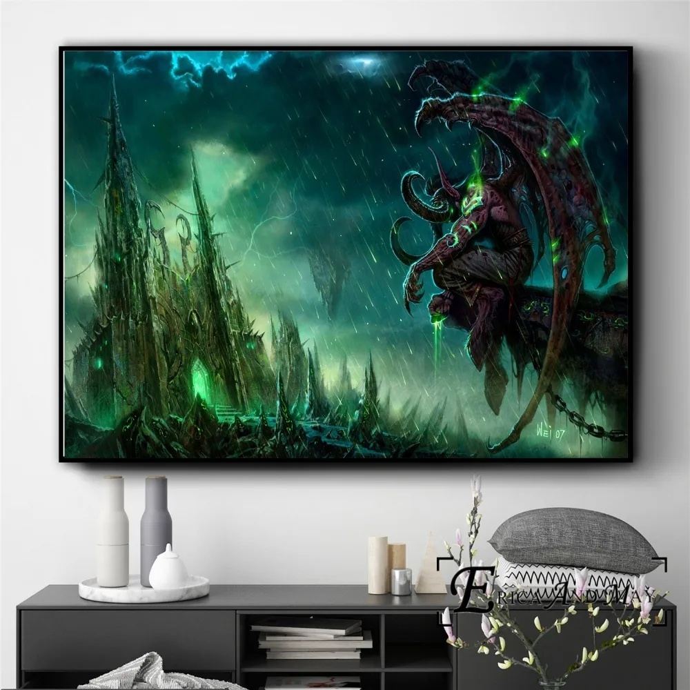 Gargoyle Monster Wow Game Posters And Prints Canvas Painting Pictures On The Wall Vintage Poster Decorative Home Decor Quadro
Gargoyle Monster Wow Game Posters And Prints Canvas Painting Pictures On The Wall Vintage Poster Decorative Home Decor Quadro
