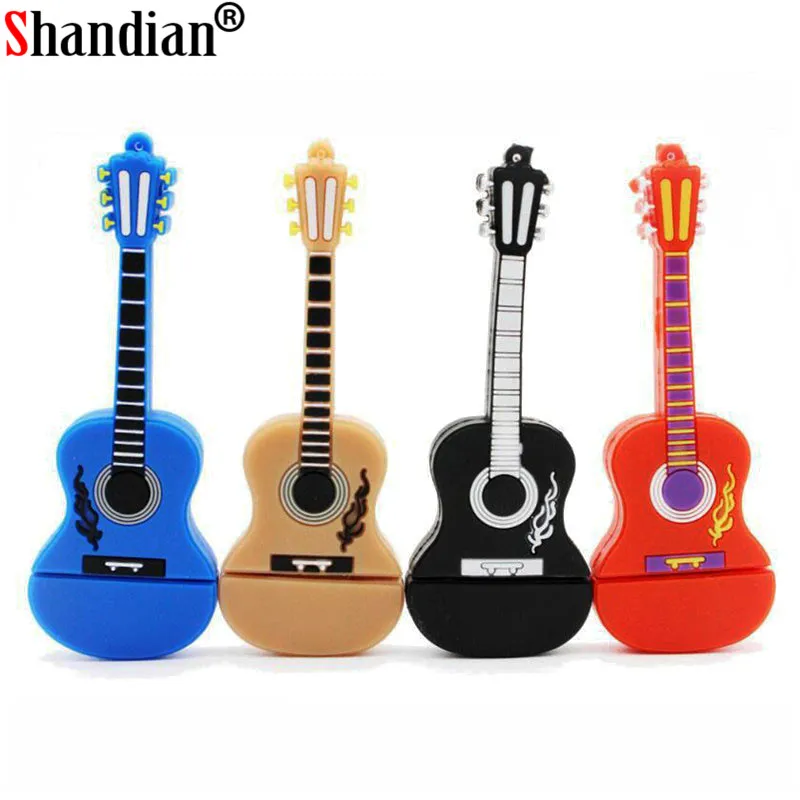Флеш-накопитель SHANDIAN USB флешка в виде гитары 4 ГБ 8 16 32 64 | Компьютеры и офис