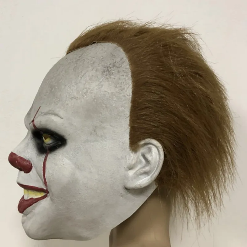 new Latex Movie Stephen King's It Pennywise Clown Joker Costume Party Masks Full Head Hair BALL Halloween Cosplay Mask
new Latex Movie Stephen King's It Pennywise Clown Joker Costume Party Masks Full Head Hair BALL Halloween Cosplay Mask