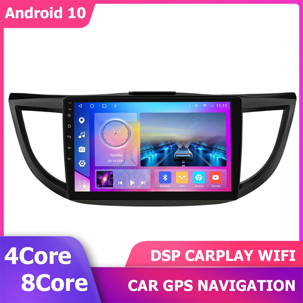 10'' Car Radio for Honda CRV/CR-V 2012-2015 GPS Player Multimedia Android 10 Autoradio Navigation DSP Carplay Head Unit 2 Din 4G
10'' Car Radio for Honda CRV/CR-V 2012-2015 GPS Player Multimedia Android 10 Autoradio Navigation DSP Carplay Head Unit 2 Din 4G