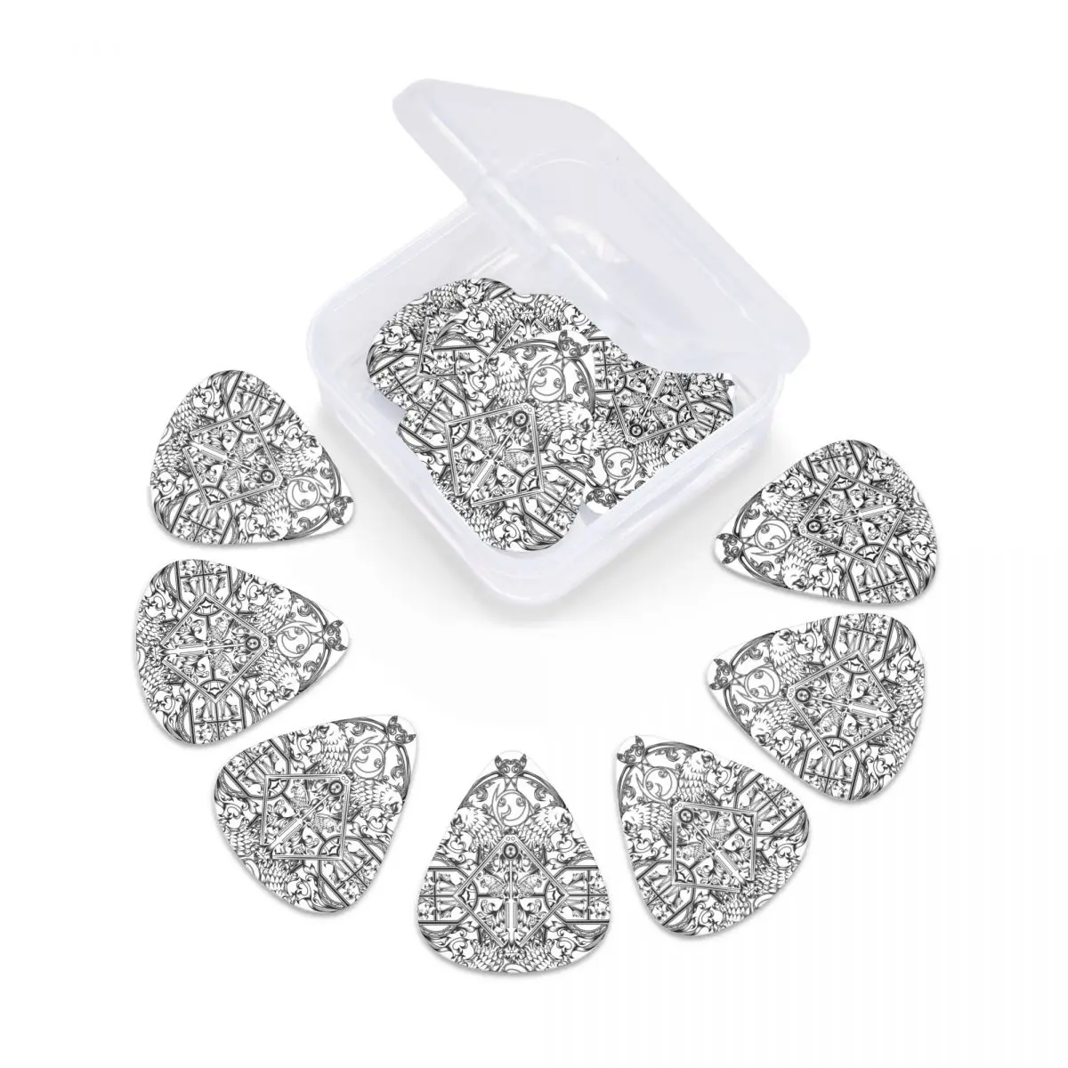 12 Pcs Acoustic Electric Guitar Picks Plectrum Guitar Picks Accessories with Box Thickness 0.46/0.71/0.96mm
12 Pcs Acoustic Electric Guitar Picks Plectrum Guitar Picks Accessories with Box Thickness 0.46/0.71/0.96mm
