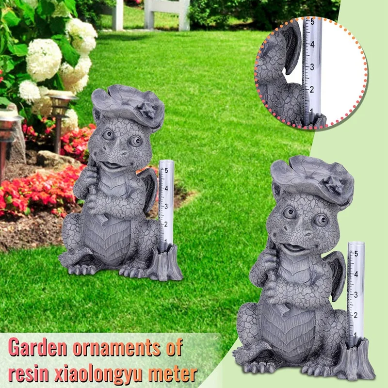 Resin Dragon Rain Gauge Outdoor Statue Water Level Meter Waterproof Dragon Statue For Garden Decor Ornament Accessories
Resin Dragon Rain Gauge Outdoor Statue Water Level Meter Waterproof Dragon Statue For Garden Decor Ornament Accessories