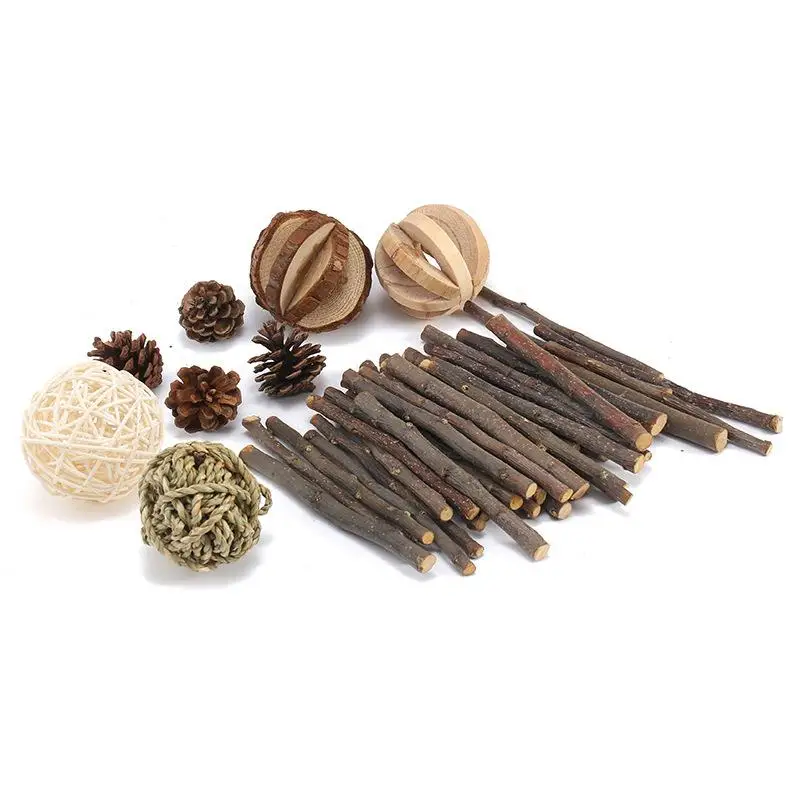 5/8/10PCS Hamster Rabbit Toy Natural Wooden Toy Set Bell Ball Guinea Pig Parrot Small Pet Molar Stick Rodent Rat Chew Supplies 
5/8/10PCS Hamster Rabbit Toy Natural Wooden Toy Set Bell Ball Guinea Pig Parrot Small Pet Molar Stick Rodent Rat Chew Supplies