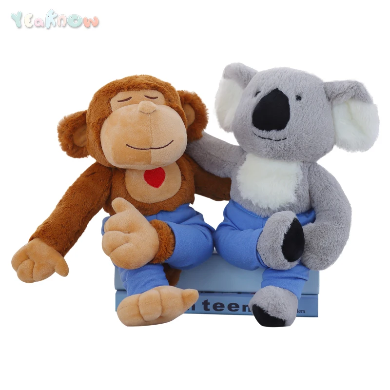 Мягкие игрушки Yeaknow Yoga Monkey Koala креативная Милая Йога партнер коала плюшевая кукла