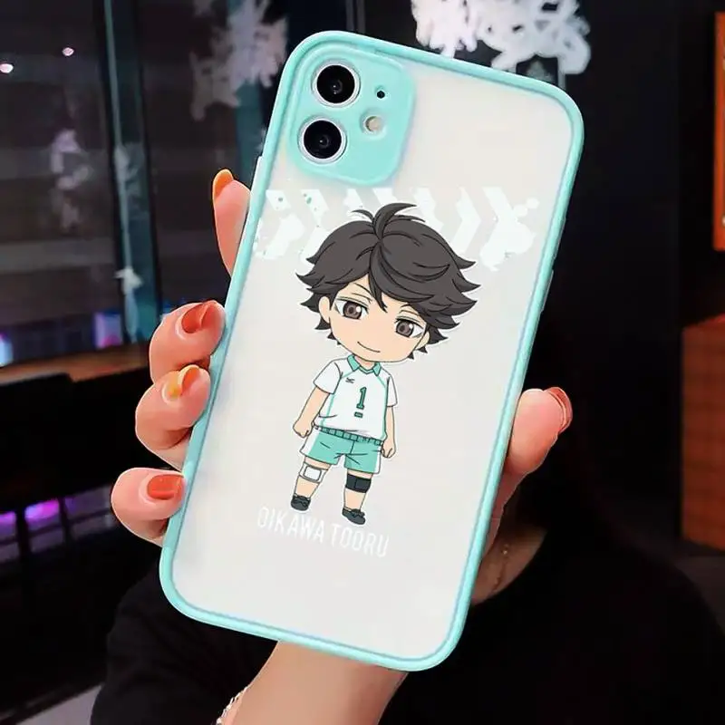 Haikyuu Oikawa Phone Cases Matte transparent For blue iPhone 12 Mini 11 Pro XR XS Max 7 8 Plus X Back Cover
Haikyuu Oikawa Phone Cases Matte transparent For blue iPhone 12 Mini 11 Pro XR XS Max 7 8 Plus X Back Cover