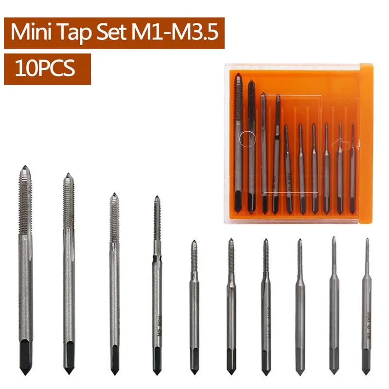 Multifunction 10pc/set micro taps, clock and mini tap combination, multi-size 10 plastic boxes M1-M3.5
Multifunction 10pc/set micro taps, clock and mini tap combination, multi-size 10 plastic boxes M1-M3.5