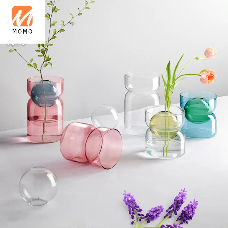 Nordic Transparent Vase Decoration Modern Minimalist Colorful Hydroponic Plant Glass Bottle Living Room Arrangement Decorations
Nordic Transparent Vase Decoration Modern Minimalist Colorful Hydroponic Plant Glass Bottle Living Room Arrangement Decorations