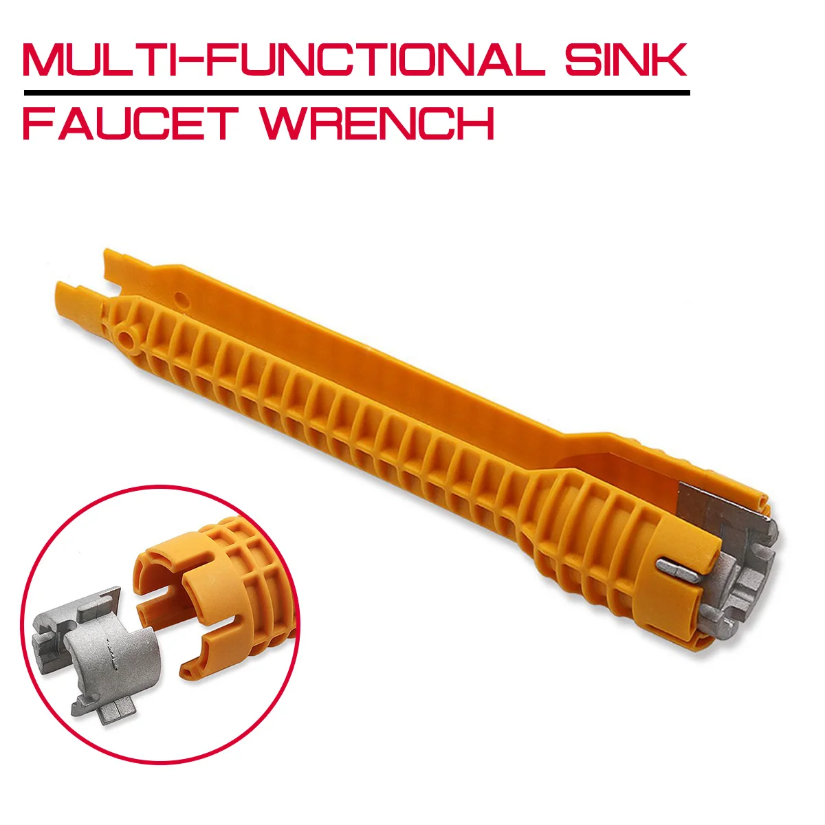 Multifunction Sink Basin Faucet Wrench Household Bath Kitchen Install Tap Spanner Sink Installer Tools
Multifunction Sink Basin Faucet Wrench Household Bath Kitchen Install Tap Spanner Sink Installer Tools
