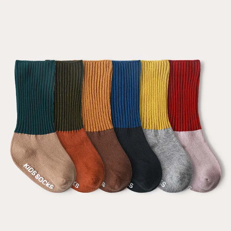 Children's Socks Stitching Color Boy Anti Slip Newborn Baby Socks Cotton Infant Toddler Socks for Girls Accessories Kid Gift
Children's Socks Stitching Color Boy Anti Slip Newborn Baby Socks Cotton Infant Toddler Socks for Girls Accessories Kid Gift