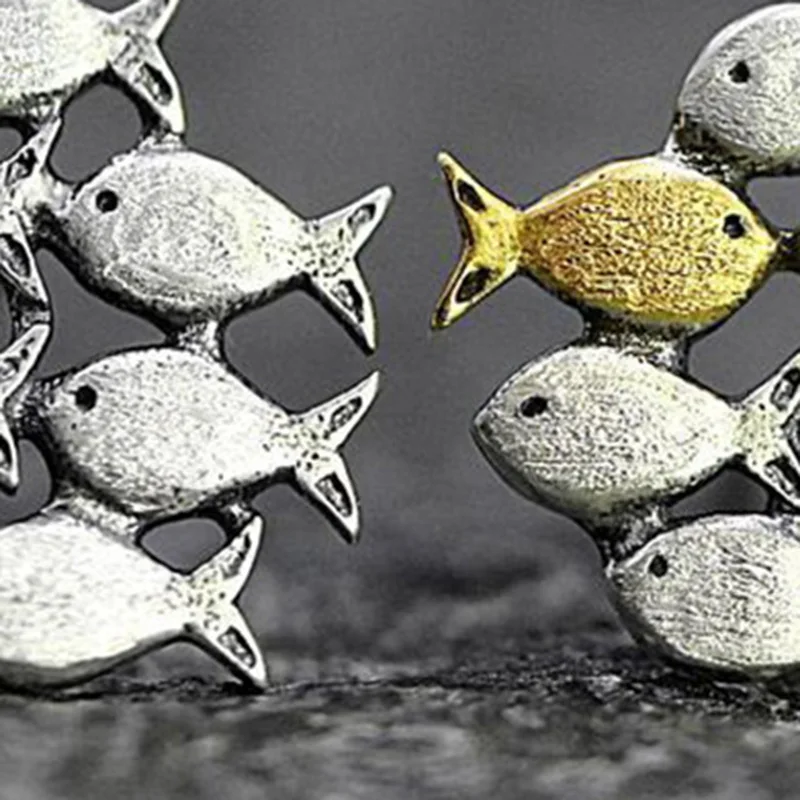 Animal Themed Fish-shaped Alloy Earrings Shoals of Tiny Fish Ear Decor Jewelry for Women Girls SANA889
Animal Themed Fish-shaped Alloy Earrings Shoals of Tiny Fish Ear Decor Jewelry for Women Girls SANA889