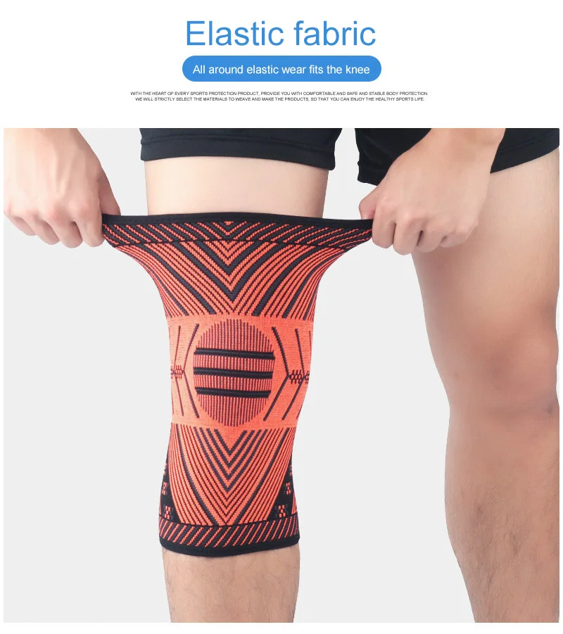 1PC Sports Kneepad Men And Women Elastic Knee Pads Support Fitness Basketball Volleyball Professional Certification Protector
1PC Sports Kneepad Men And Women Elastic Knee Pads Support Fitness Basketball Volleyball Professional Certification Protector