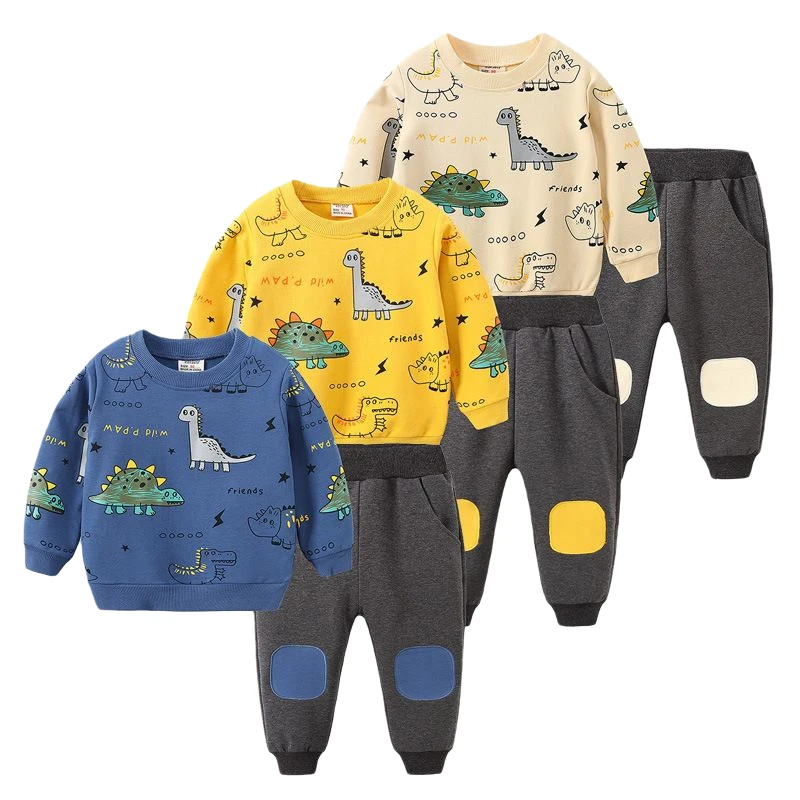Spring And Autumn Children Boys Dinosaur Clothing Suit Casual Cartoon Jacket Top + Long Pants 2 Piece Sport Cotton Soft Kids Set
Spring And Autumn Children Boys Dinosaur Clothing Suit Casual Cartoon Jacket Top + Long Pants 2 Piece Sport Cotton Soft Kids Set