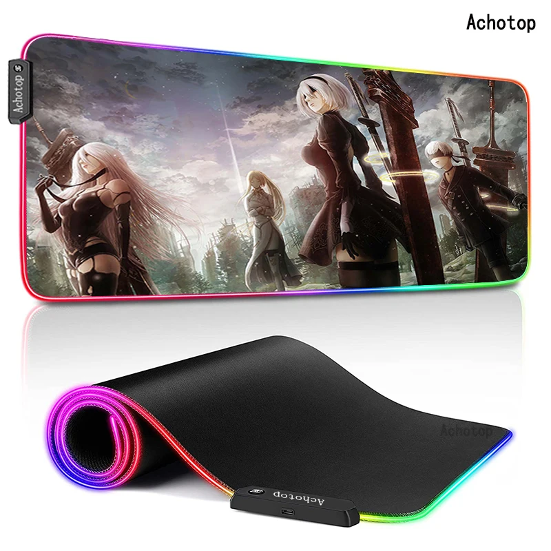 700x300 RGB Nier Automata Gaming Mouse Pad XXL Computer Mousepad Large XL Rubber Speed Desk Keyboard Mouse Pad Desktop Gamer Mat
700x300 RGB Nier Automata Gaming Mouse Pad XXL Computer Mousepad Large XL Rubber Speed Desk Keyboard Mouse Pad Desktop Gamer Mat