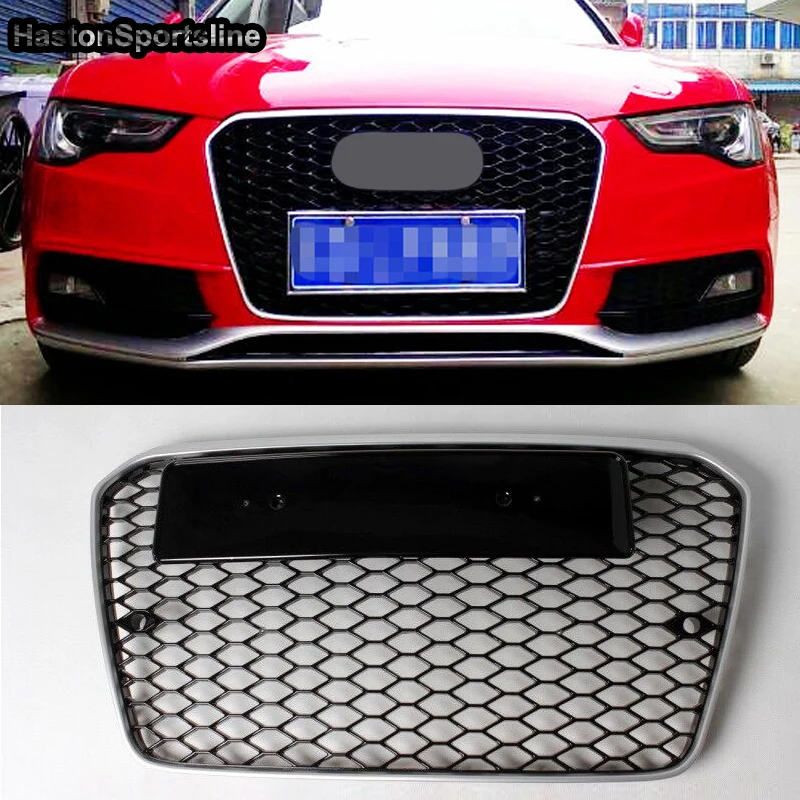 For RS5 Style Front Sport Honeycomb Hood Grill for Audi A5 S5 Sline 2013-2015 Car Styling Accessories
For RS5 Style Front Sport Honeycomb Hood Grill for Audi A5 S5 Sline 2013-2015 Car Styling Accessories