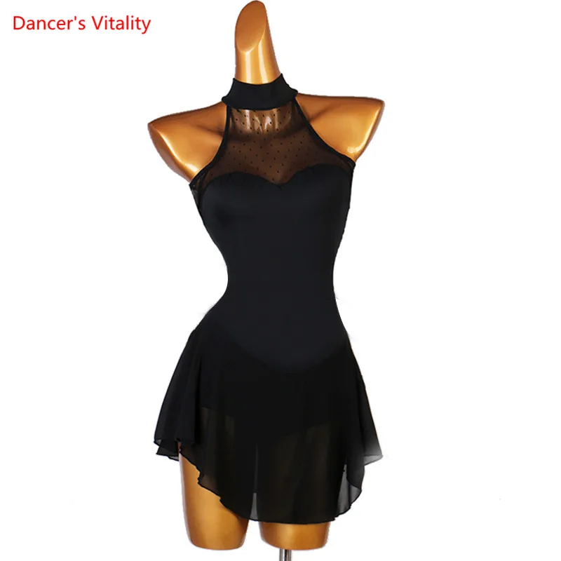 Latin Dance Dress High Collar Skirt High-End Custom Female Adult Child Elegant Practice Clothing Profession Performance Clothes
Latin Dance Dress High Collar Skirt High-End Custom Female Adult Child Elegant Practice Clothing Profession Performance Clothes