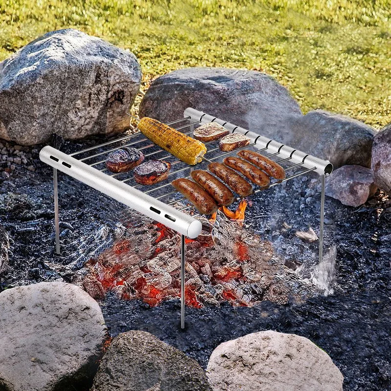 Outdoor Portable Foldable Stainless Steel Mini Grill Meat Vegetables Foods BBQ Grill Tool Accessories Camping Accessories
Outdoor Portable Foldable Stainless Steel Mini Grill Meat Vegetables Foods BBQ Grill Tool Accessories Camping Accessories