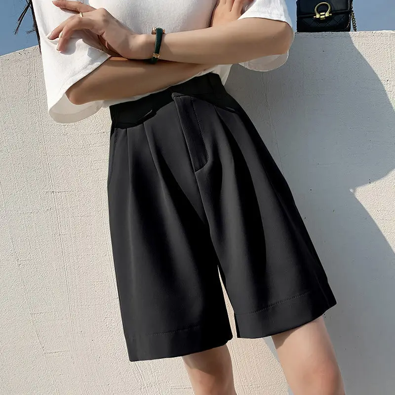 Shorts women 2021 New Summer Thin Section Five-point Chiffon Straight Retro Wide-leg Pants
Shorts women 2021 New Summer Thin Section Five-point Chiffon Straight Retro Wide-leg Pants
