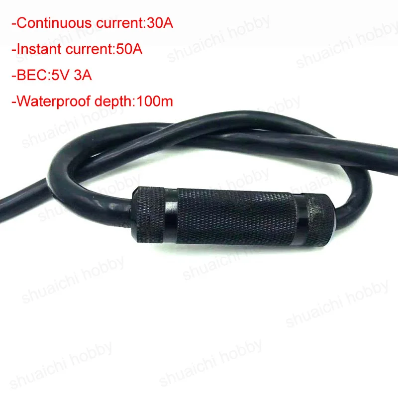 1pc CNC Metal Waterproof ESC 30A 3-6S 24V Brushless Motor ESC BEC 5V 3A Cylinder Speed Controller for RC Model Thruster Boat
1pc CNC Metal Waterproof ESC 30A 3-6S 24V Brushless Motor ESC BEC 5V 3A Cylinder Speed Controller for RC Model Thruster Boat