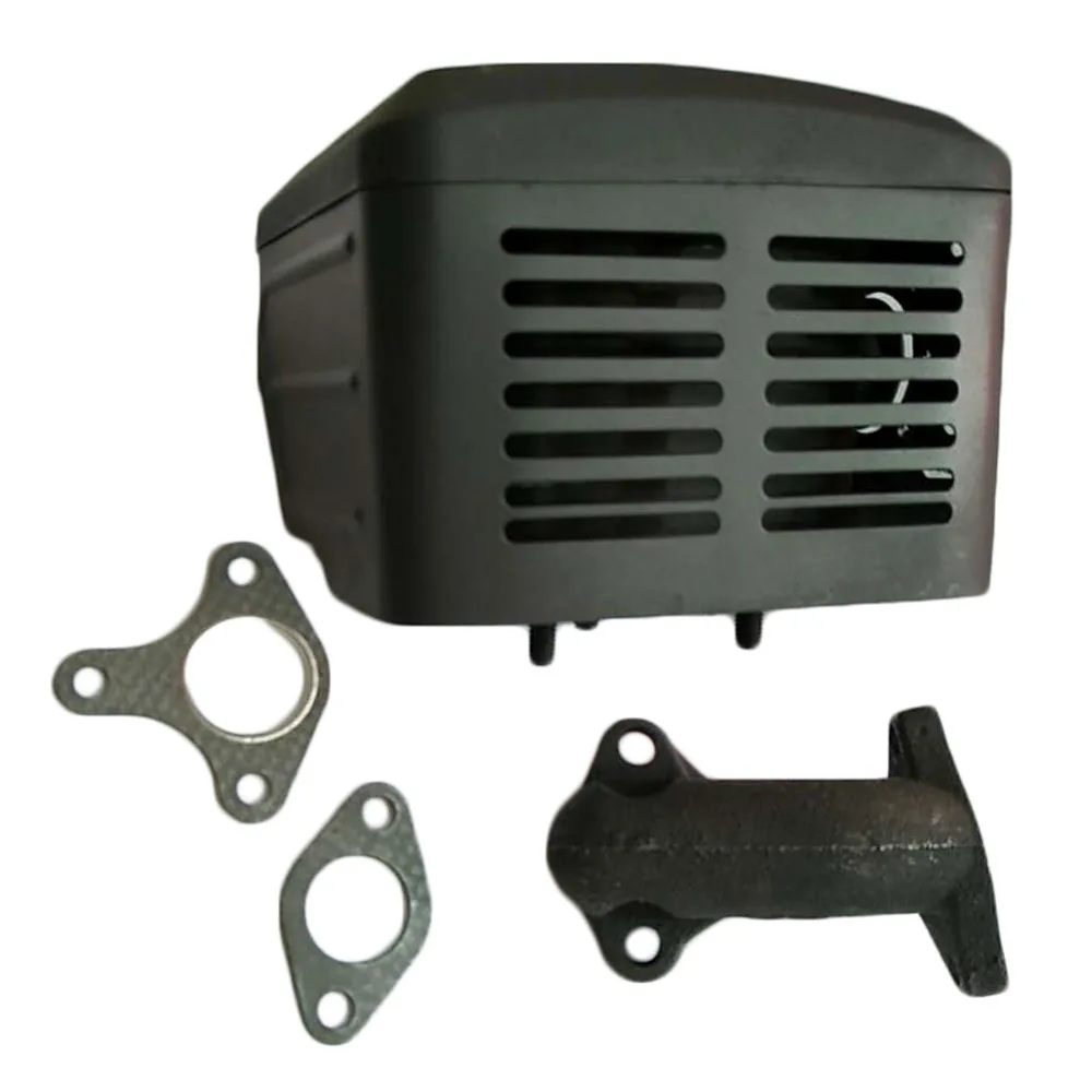 1*Muffler Assembly+1*Manifold+2*Gaskets For HONDA GX240 8HP GX270 9HP Replacement Durable And Practical To Use
1*Muffler Assembly+1*Manifold+2*Gaskets For HONDA GX240 8HP GX270 9HP Replacement Durable And Practical To Use