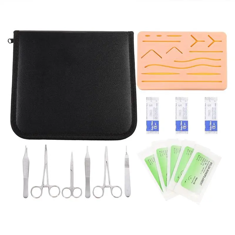1 Set Professional Simulation Practical Suture Pad Suture Kit Medical Pad for Hospital Training
1 Set Professional Simulation Practical Suture Pad Suture Kit Medical Pad for Hospital Training